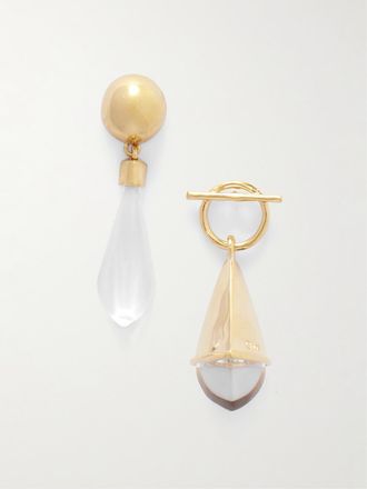 Chloé Orecchini In Metallo Dorato E Resina - Oro