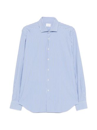 Xacus Blue Regular Fit Cotton Shirt