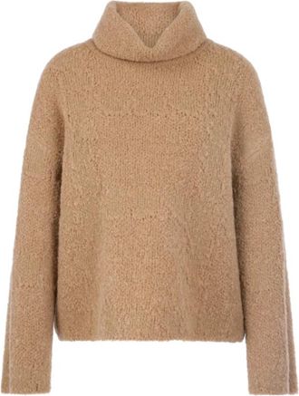 Marc Cain Coltrui Trui - Dames - Coltruien - Bruin - XS - Wol - Truien & Vesten
