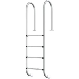 vidaXL Escalera Para Piscina Acero Inoxidable 304 54x38x184,5 Cm Vidaxl