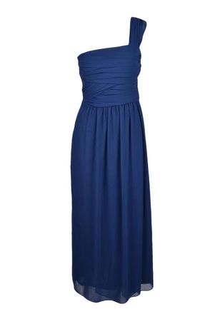 Marella Blue Voile Polyester Women Long Dress