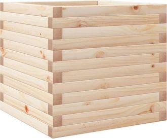 vidaXL Jardinera De Madera Maciza De Pino 50x50x45,5 Cm Vidaxl