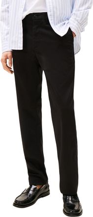 Tommy Hilfiger Men Denton Chino 1985 Pima Cotton Trousers, Black (Black), 30W / 28L
