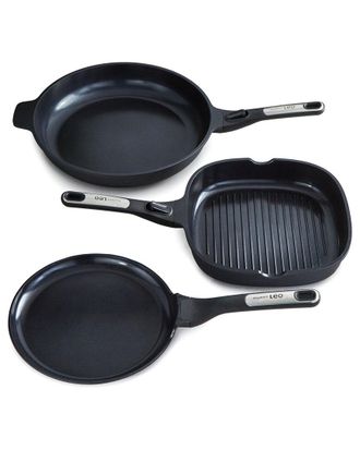 Berghoff Berghoff Leo Phantom 3Pc Nonstick Ceramic Cookware Set