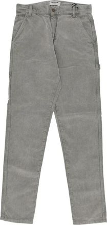 CAT Fluwelen Werkkleding Stijl Timmerman Broek - Heren - Slim Fit Broeken - Grijs - W28 - Katoen - Broeken