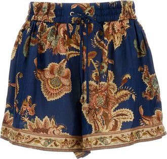 Zimmermann Shorts in seta stampata Zimmermann Aster