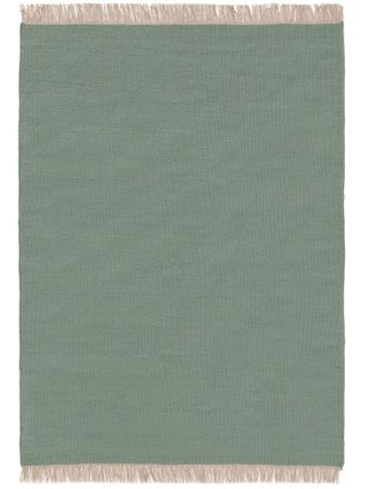 benuta Alfombra de lana verde claro 200x300