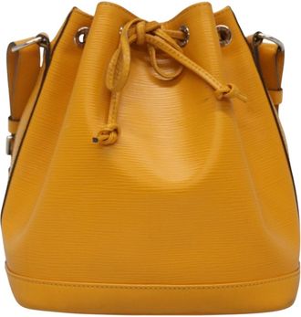 Louis Vuitton Petit Noe Nm Epi Leather Yellow Leather Handbag (Pre-Owned)