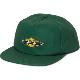 Billabong Team Patch Snapback Hat in Deep Forest at Nordstrom