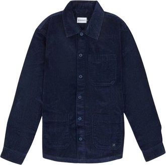 Nowadays Sovracamicia in Corduroy - - Jackets - Uomo - Blu - L