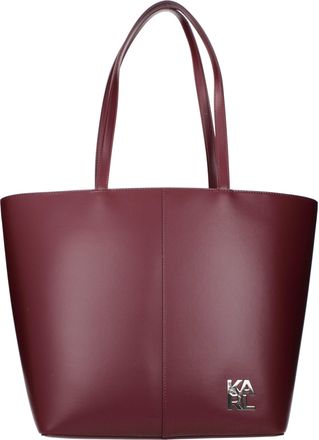 Karl Lagerfeld Red Polyethylene Shoulder Womens Bag