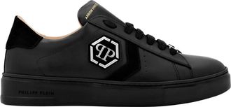 Philipp Plein Heren, Schoenen, Zwart, Maat: 44 EU Leer