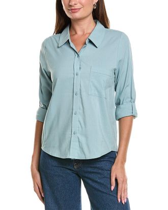 Splendid Woven Button-Down Shirt