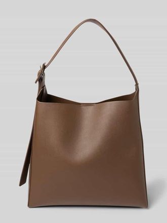 Mango Handtasche mit Tragehenkel Modell WINNIE in Dunkelbraun, Gr&ouml;&szlig;e 1