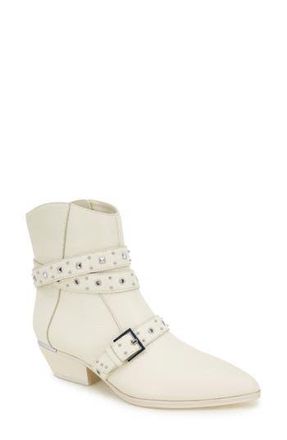 Kenneth Cole Cheyenne Stud Bootie in Whitecap Leather at Nordstrom Rack, Size 6.5