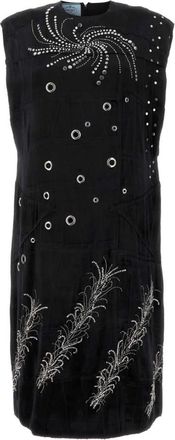 Prada Black velvet dress