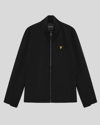 Lyle & Scott Mens Mesh-Back Softshell Jacket - Black - Size X-Large