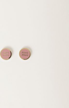 Miu Miu Enameled metal earrings