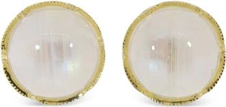 Irene Neuwirth 18k yellow gold Moonstone stud earrings - women - Moon Stone/18kt Yellow Gold - One Size