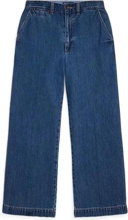 Polo Ralph Lauren Jeans, Dames, Blauw, L, Stijlvolle Broeken voor Mannen