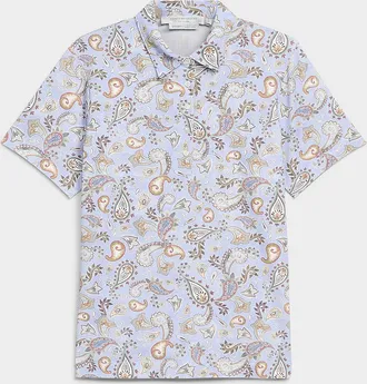 Contemporaine Womens Patterned stretch jersey Polo Shirt shirt