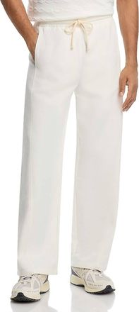 Krost Mens Sands Linen Wide Leg Pants In Egret
