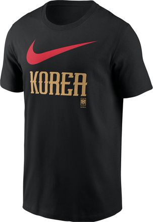 Nike Korea Nike Mens Soccer T-Shirt in Black | M11332P960KRFA-BLK