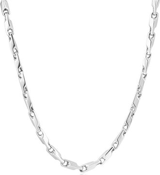 Pompeii3 Mens 14k Gold (47gram) or Platinum (88gram) 3.5mm Link Chain Necklace 20