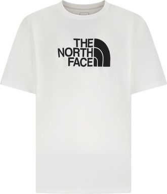 The North Face White Cotton Regular Fit T-Shirt