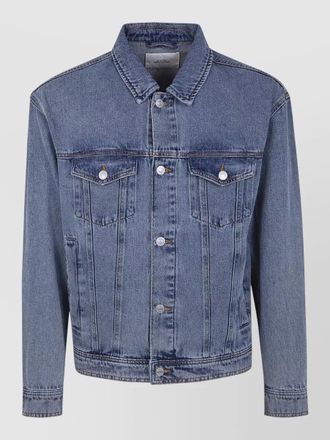 Les Deux rally denim jacket long sleeves pockets