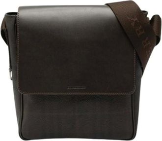 Burberry Pre-owned Cross Body Bags, female, Brown, Size: ONE SIZE Pre-owned Fabric Crossbody Bag