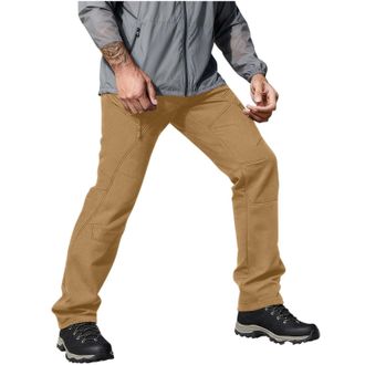 Generic Mens Waterproof Trousers Outdoor Climbing Walking Pants Thermal Warm Fleece Lined Insulated Soft Shell Winter Pants Thicken Padded Hiking Ski Cargo Tr