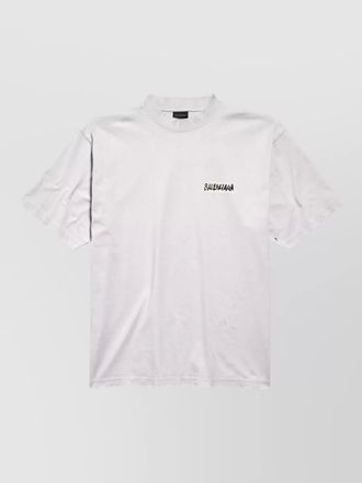 Balenciaga medium fit crew neck short sleeve t shirt