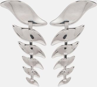 Khaite Leaf drop earrings