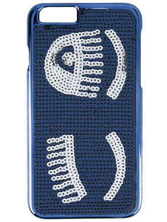 Chiara Ferragni Flirting iPhone 6 case - women - Polyurethane - One Size - Blue