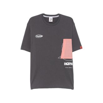 A Bathing Ape Logo-print Panelled T-shirt