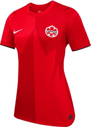 Nike Canada Stadium Home Nike Womens Dri-FIT Soccer Jersey in Red | P35888J676-RED