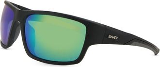 Sinner sunglasses Lomond unisex polarized matt black/silver