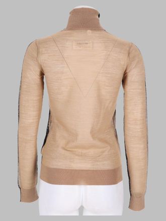 Maison Margiela Wool Blend Turtleneck Sweater - Black