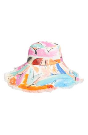 Ted Baker Elkin Bloom Oversize Sun Hat in Pale Pink at Nordstrom