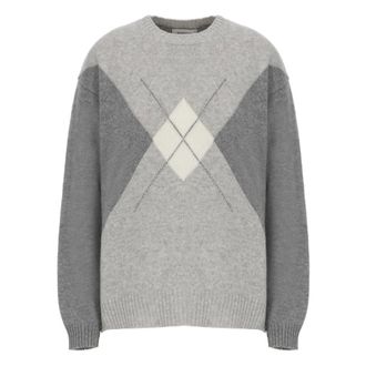 KANGRA Truien & Vesten, Dames, Grijs, M, Kasjmier, Trui met ronde hals