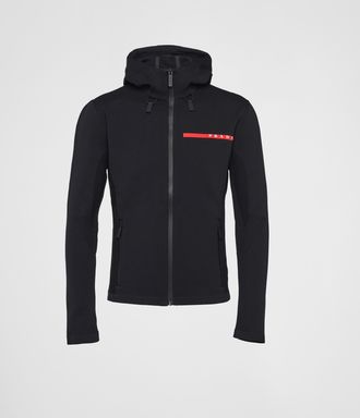 Prada Technical fabric hoodie