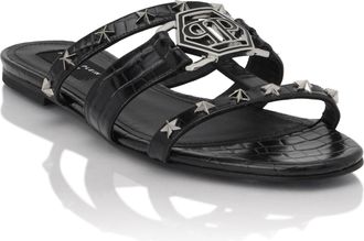 Philipp Plein Cocco Print Slides Stars Hexagon