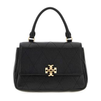 Tory Burch Mini Charlie Quilted Top-Handle Crossbody - female - Tory Burch - Handbags - Black - ONE SIZE - Bags