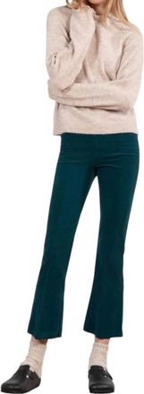 Avenue Montaigne Fine Corduroy Leo Pants In Ocean