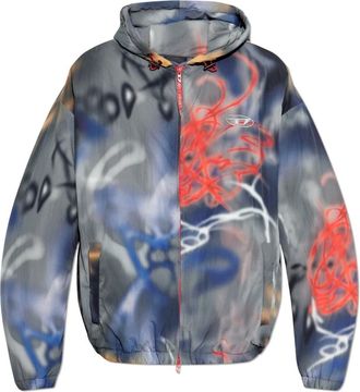 Diesel J-Mirr Jacket - Heren - Zomerjassen - Veelkleurig - 2XL - Leer - Jassen
