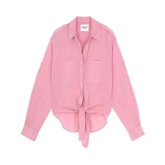 Isabel Marant Shirts, female, Pink, Size: XL Valiane Shirt