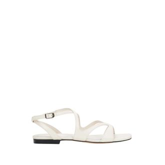 Estro & Luminara Flat Sandals, female, Beige, Size: 10 US Strappy Flat Sandals