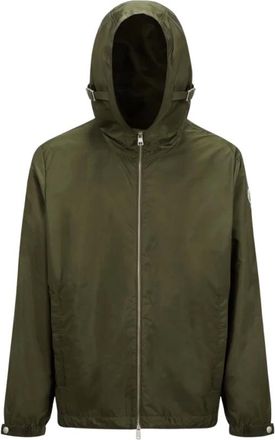 Moncler Green Remoray Hooded Windbreaker Outerwear