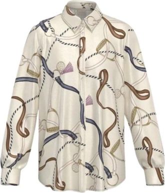 Marella Emmparole Shirt - Dames - Overhemden - Beige - S - Overhemden